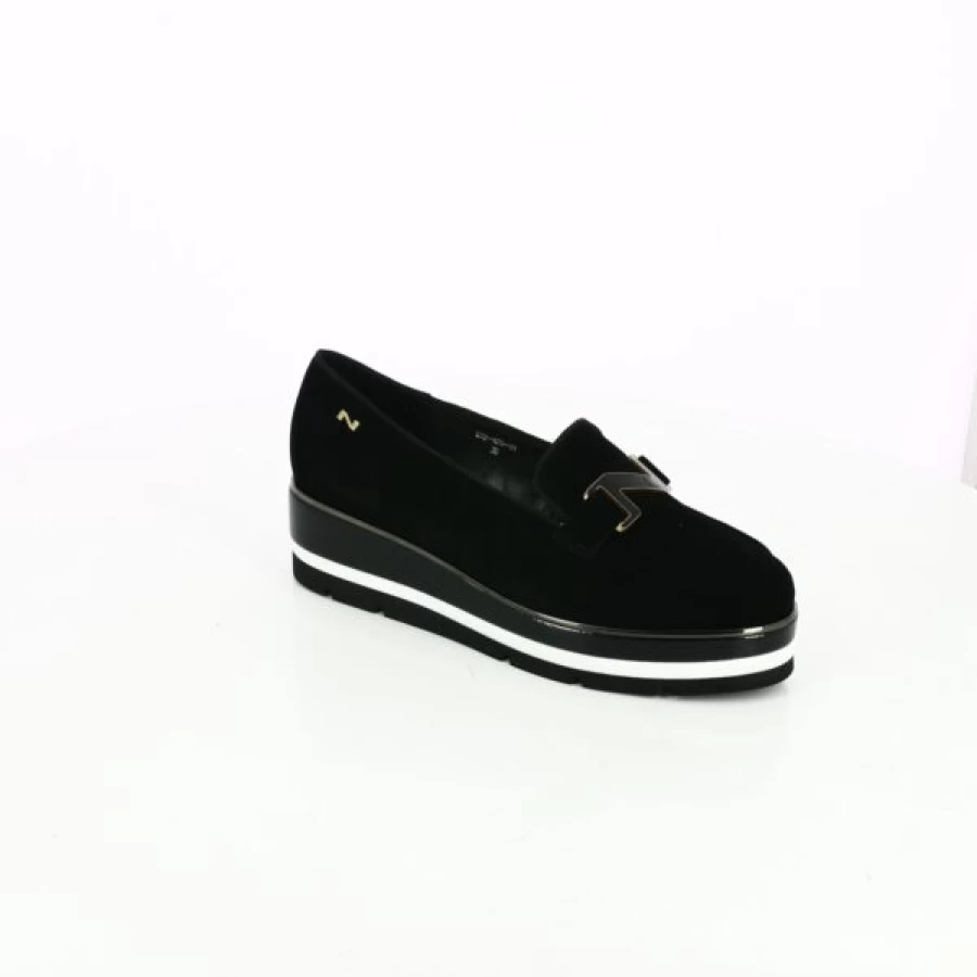 Kevin Men's Black Loafers - Classic Moccasin Style Slip-On Shoes for Casual Comfort