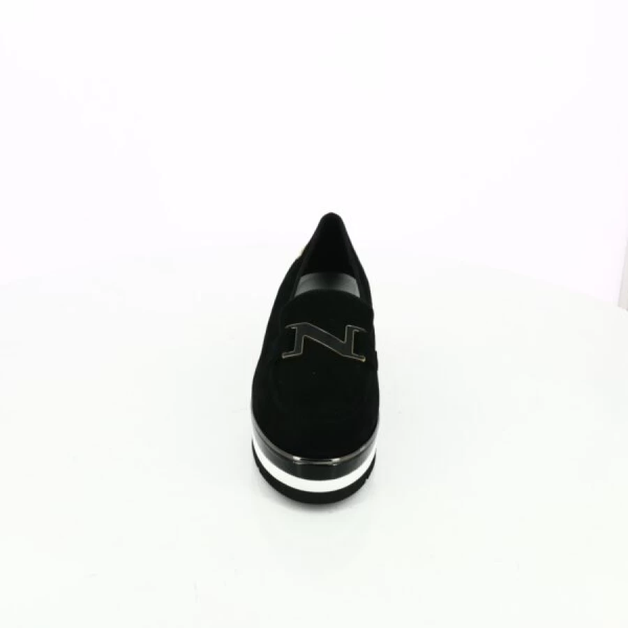 Kevin Men's Black Loafers - Classic Moccasin Style Slip-On Shoes for Casual Comfort
