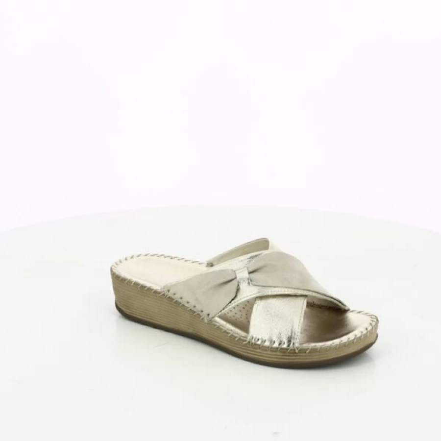 Kevin Luxury Gold Cypress Slippers for Men and Women - Soft Comfort House Shoes