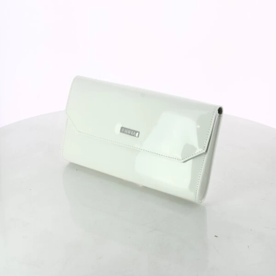 Kevin Giulia White Leather Handbag for Women - Elegant Designer Purse