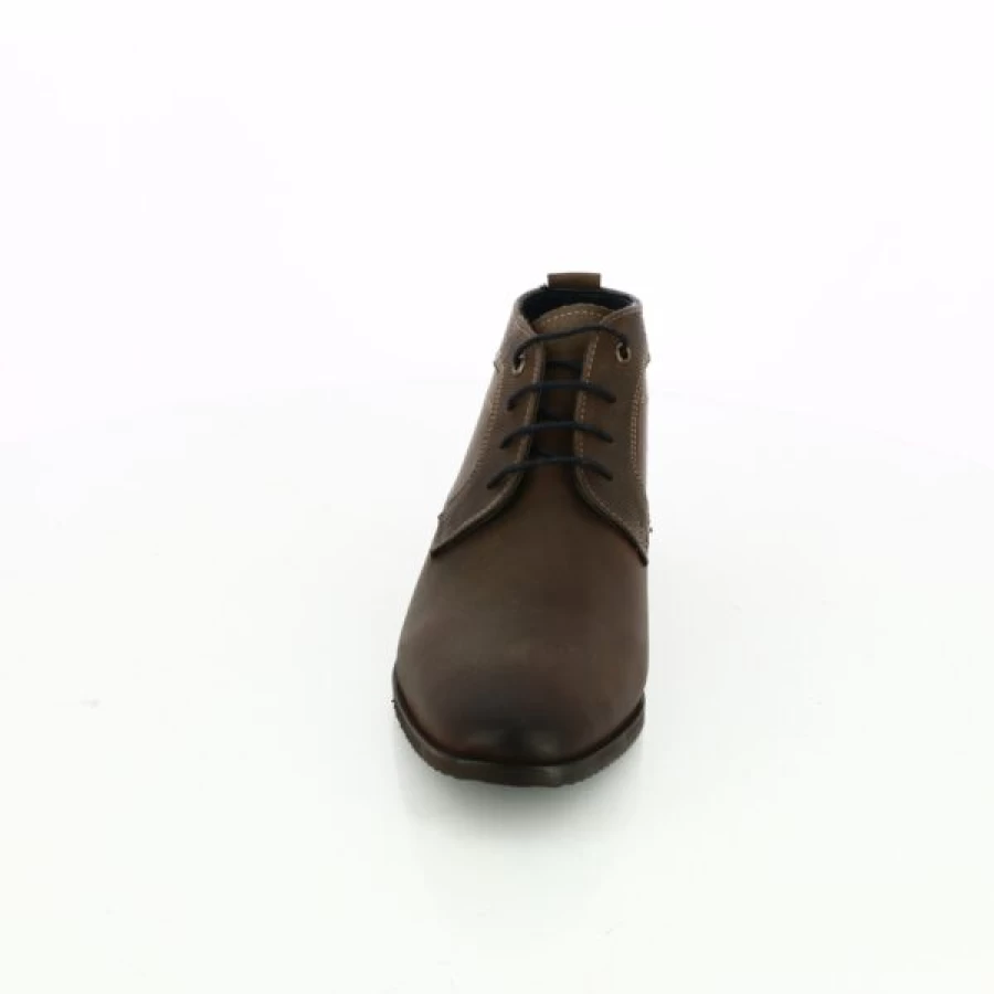 Kevin Cypres Brown Leather Boots for Men - Stylish Ankle Booties