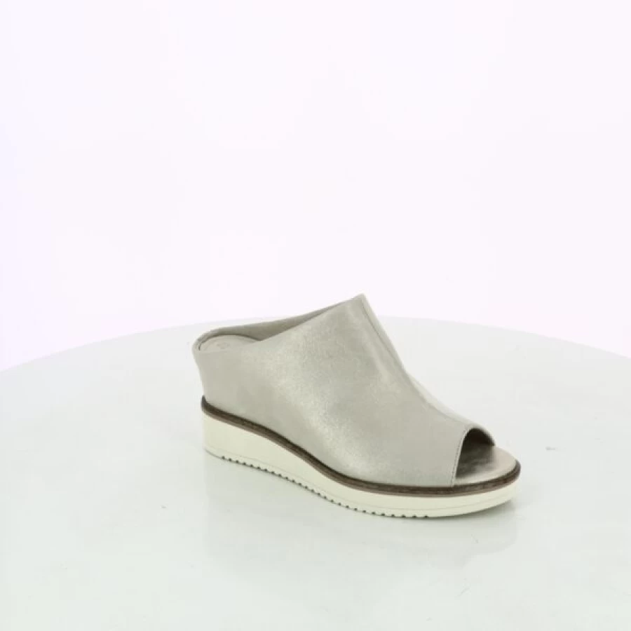Kevin Women's Comfortable Beige Slip-On Slippers for Indoor and Outdoor Use