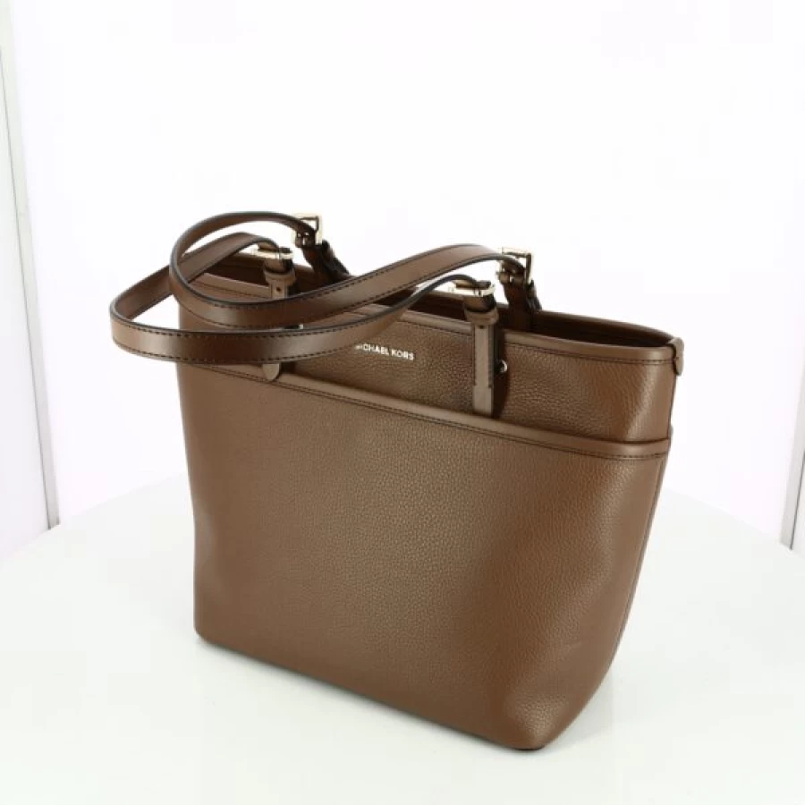 Kevin Brown Leather Handbag - Stylish Cognac Tote for Women, Premium Designer Shoulder Bag