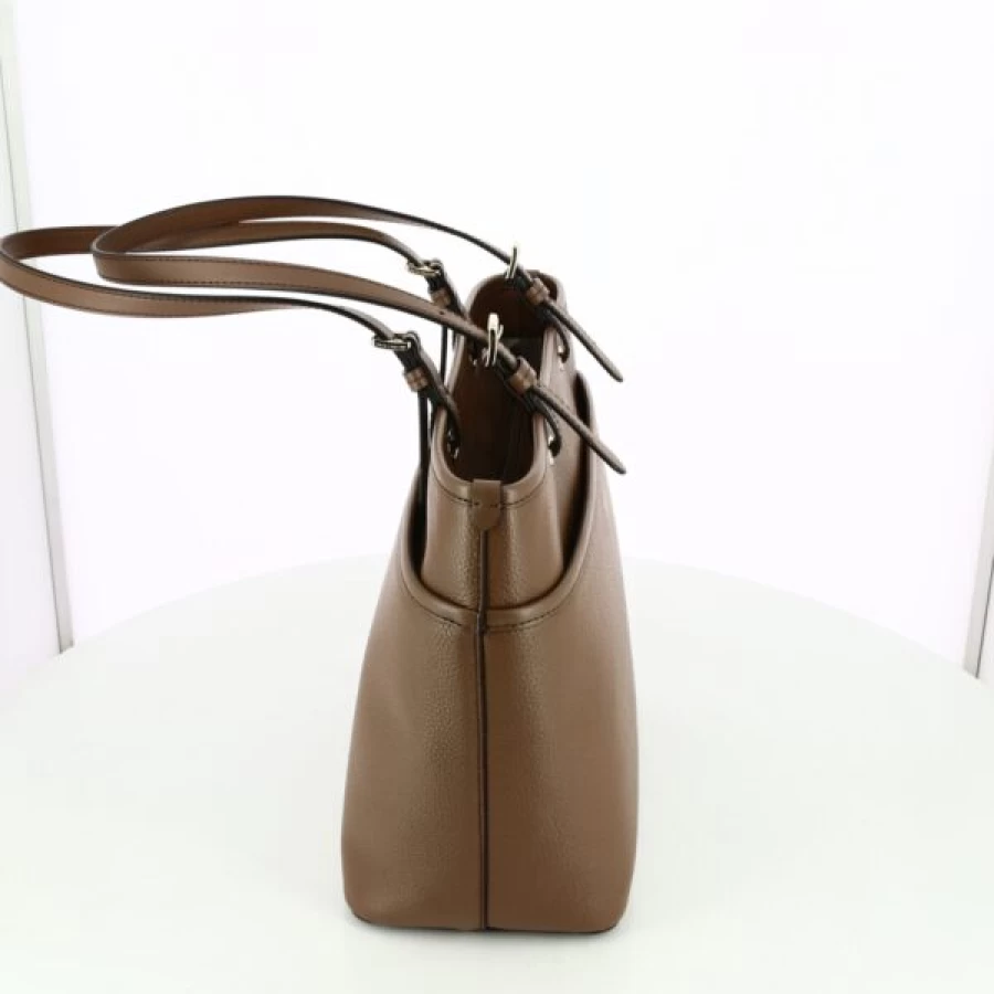 Kevin Brown Leather Handbag - Stylish Cognac Tote for Women, Premium Designer Shoulder Bag