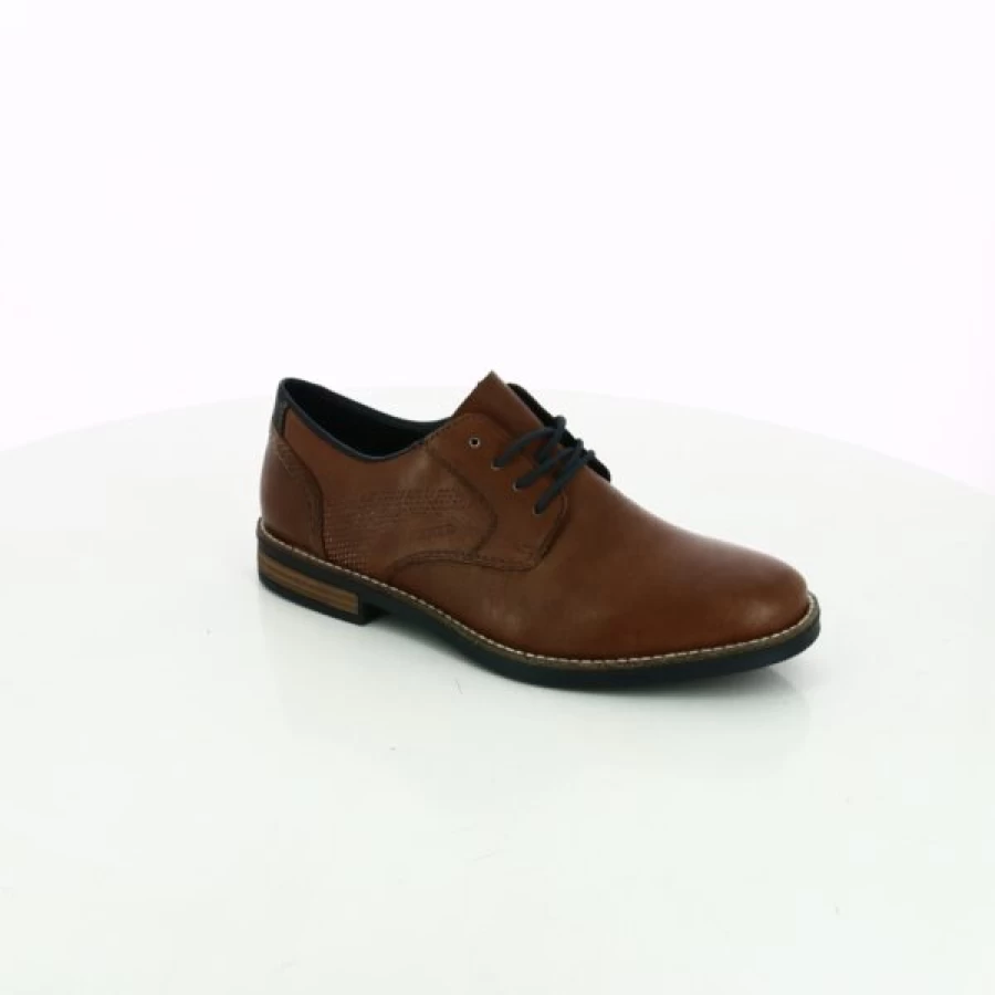 Kevin Cognac Leather Lace-Up Dress Shoes for Men – Classic Comfort & Style