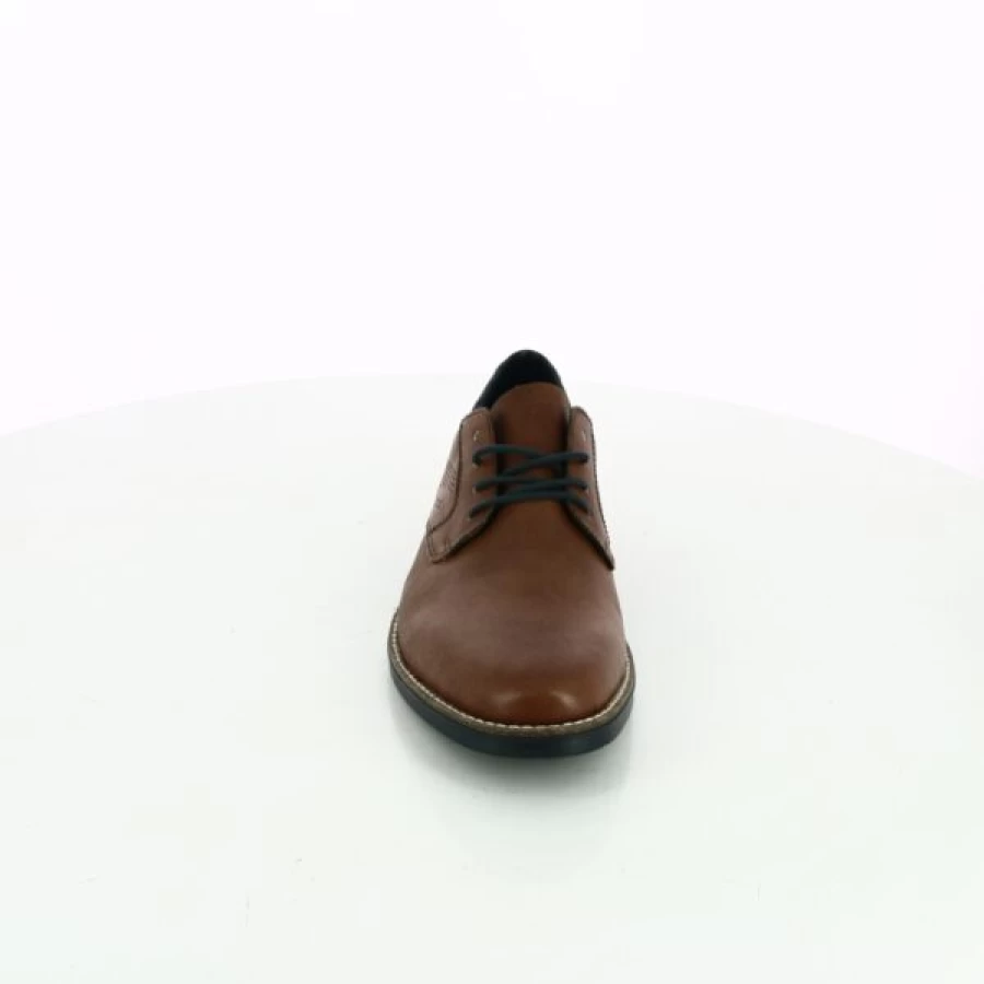 Kevin Cognac Leather Lace-Up Dress Shoes for Men – Classic Comfort & Style