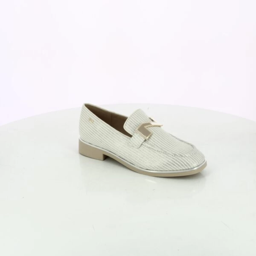 Kevin Gold Leather Loafers - Classic Moccasin Style Men's Shoes