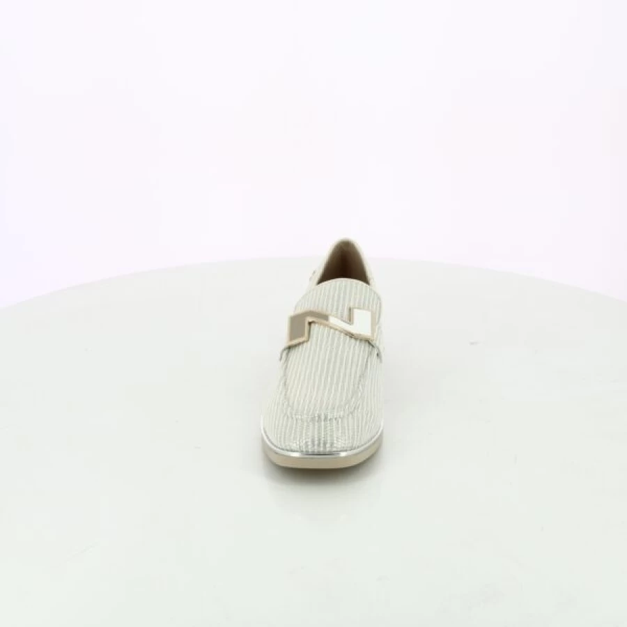 Kevin Gold Leather Loafers - Classic Moccasin Style Men's Shoes
