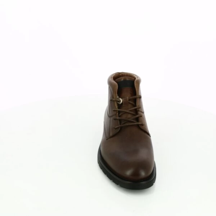 Kevin Cognac Leather Boots for Men - Stylish Ankle Boots for Fall & Winter