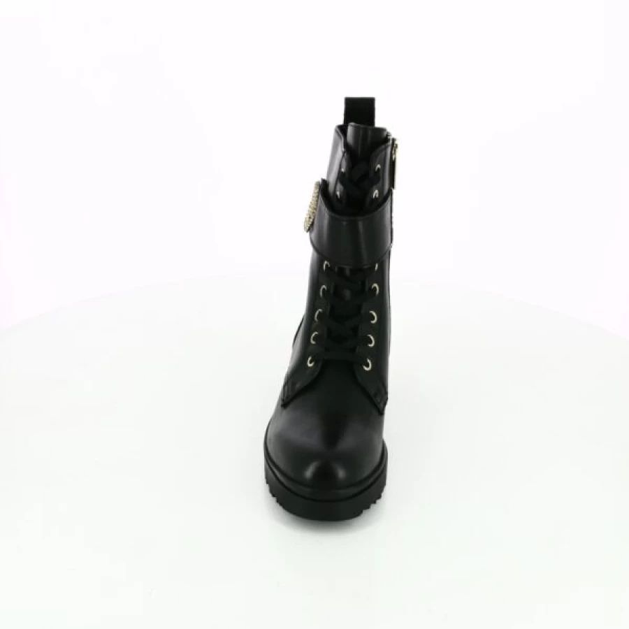 Kevin Black Ankle Boots for Women - Stylish Leather Bottines for Fall & Winter