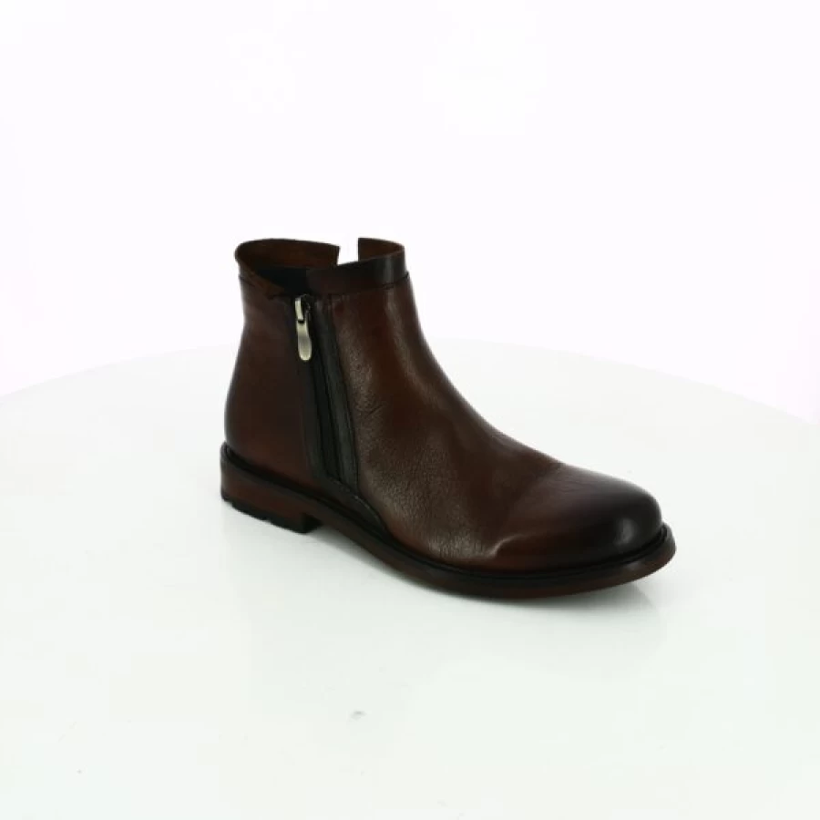 Kevin Brown Leather Boots for Men - Stylish Daniel Kenneth Ankle Boots