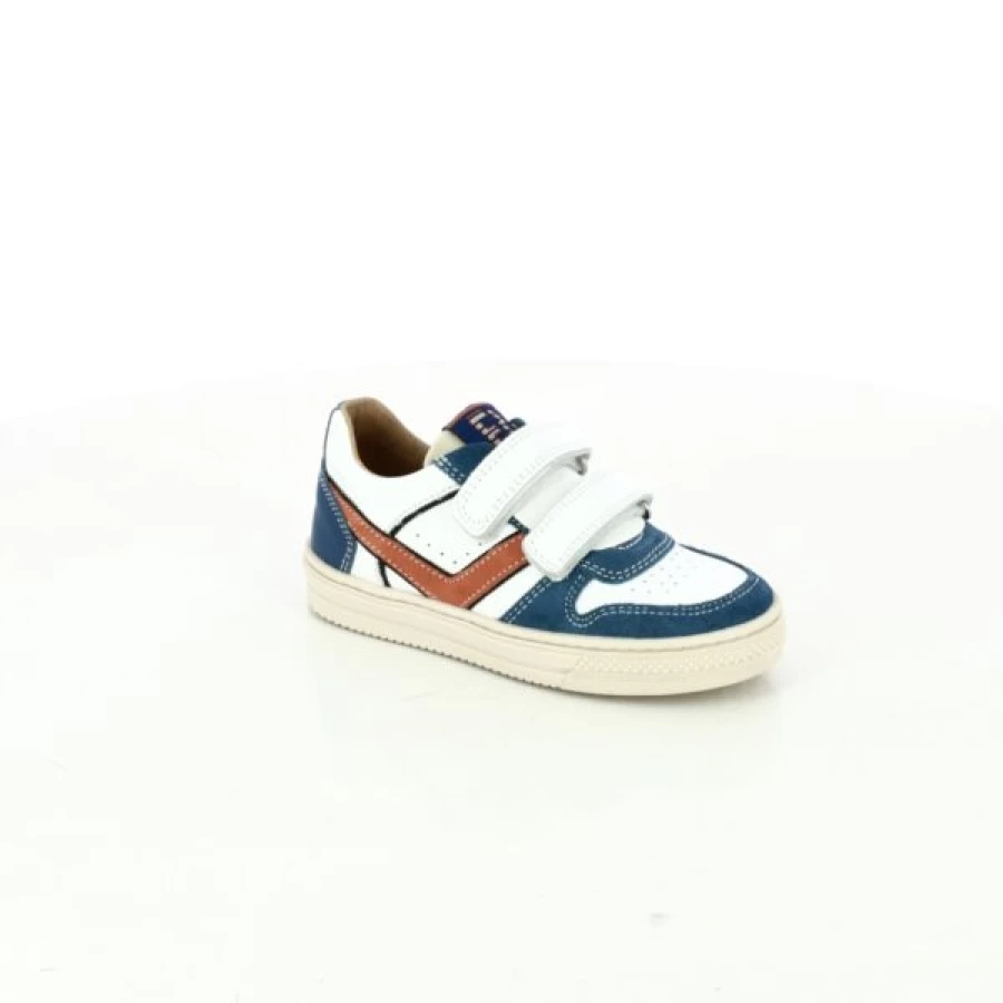 Kevin White Velcro Sneakers for Men - Comfortable Slip-On Walking Shoes