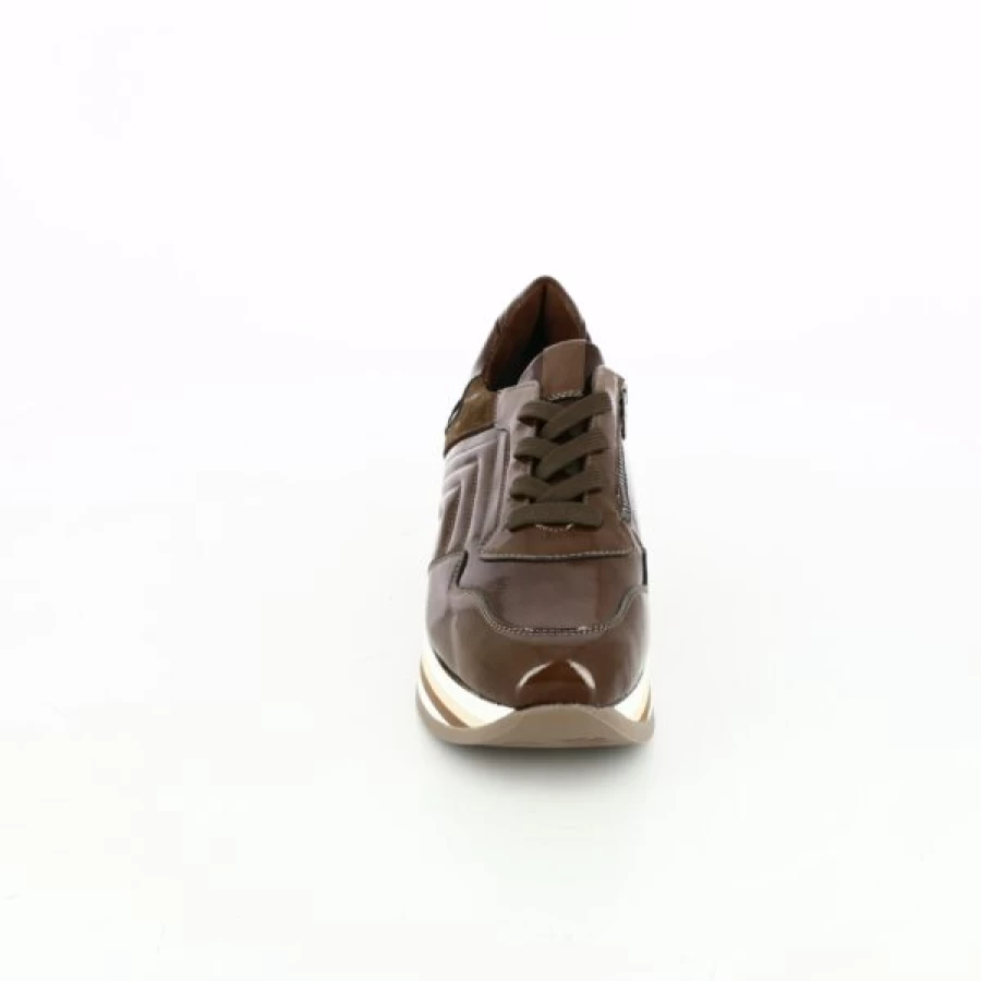 Kevin Cognac Leather Sneakers for Men - Softwaves Comfortable Casual Shoes