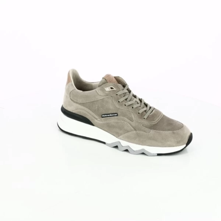 Kevin Taupe Casual Sneakers for Men - Comfortable Leather Baskets Shoes