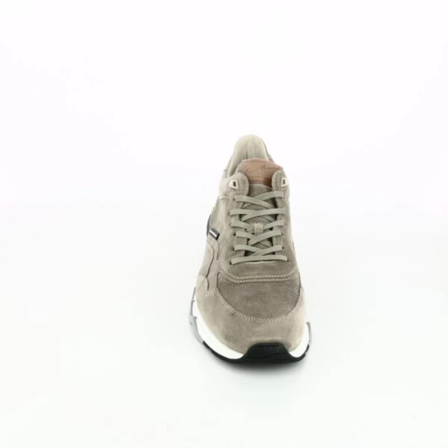 Kevin Taupe Casual Sneakers for Men - Comfortable Leather Baskets Shoes