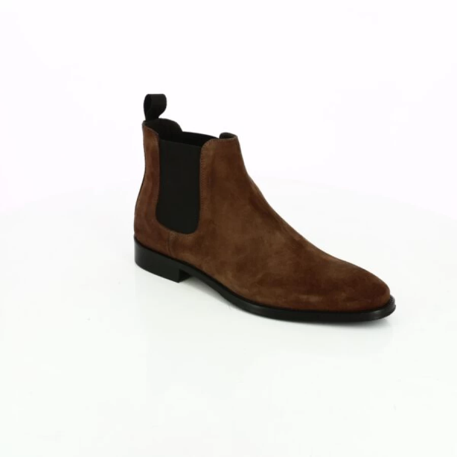 Kevin Cognac Leather Boots for Women - Valdorini Style Ankle Booties
