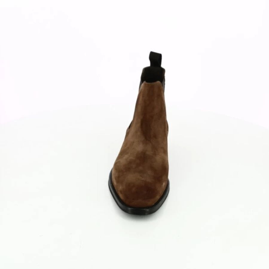 Kevin Cognac Leather Boots for Women - Valdorini Style Ankle Booties