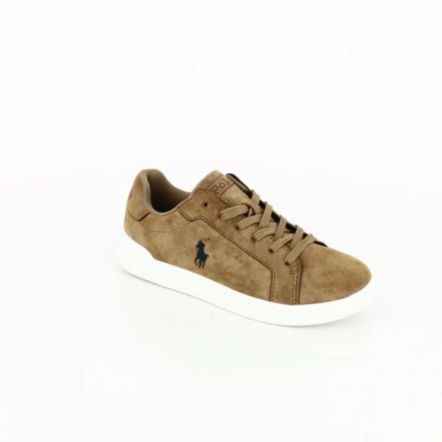 Kevin Brown Leather Sneakers - Classic Cognac Color Casual Shoes for Men
