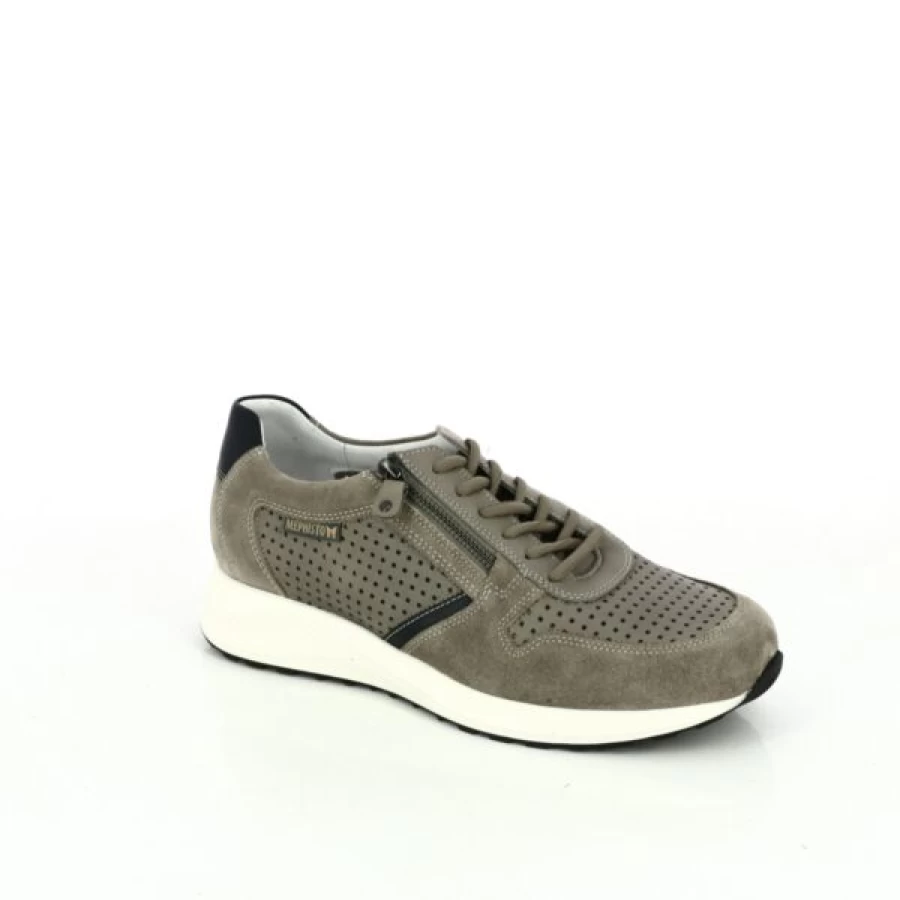 Kevin Men's Taupe Leather Lace-Up Dress Shoes Classic Comfortable Casual Walking Footwear
