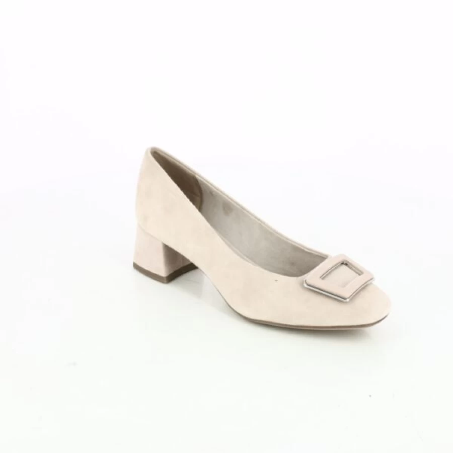 Kevin Women's Classic Beige Pumps - Elegant Comfort Heels for Casual & Formal Wear