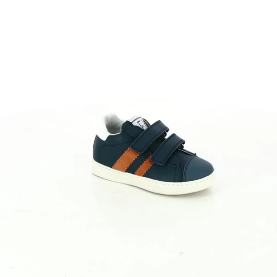 Kevin Men's Blue Velcro Sneakers – Comfortable Slip-On Casual Shoes