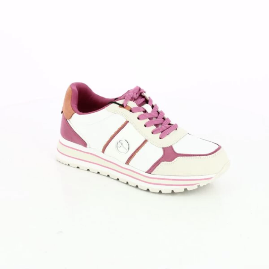 Kevin White Sneakers for Women - Comfortable Casual Walking Shoes