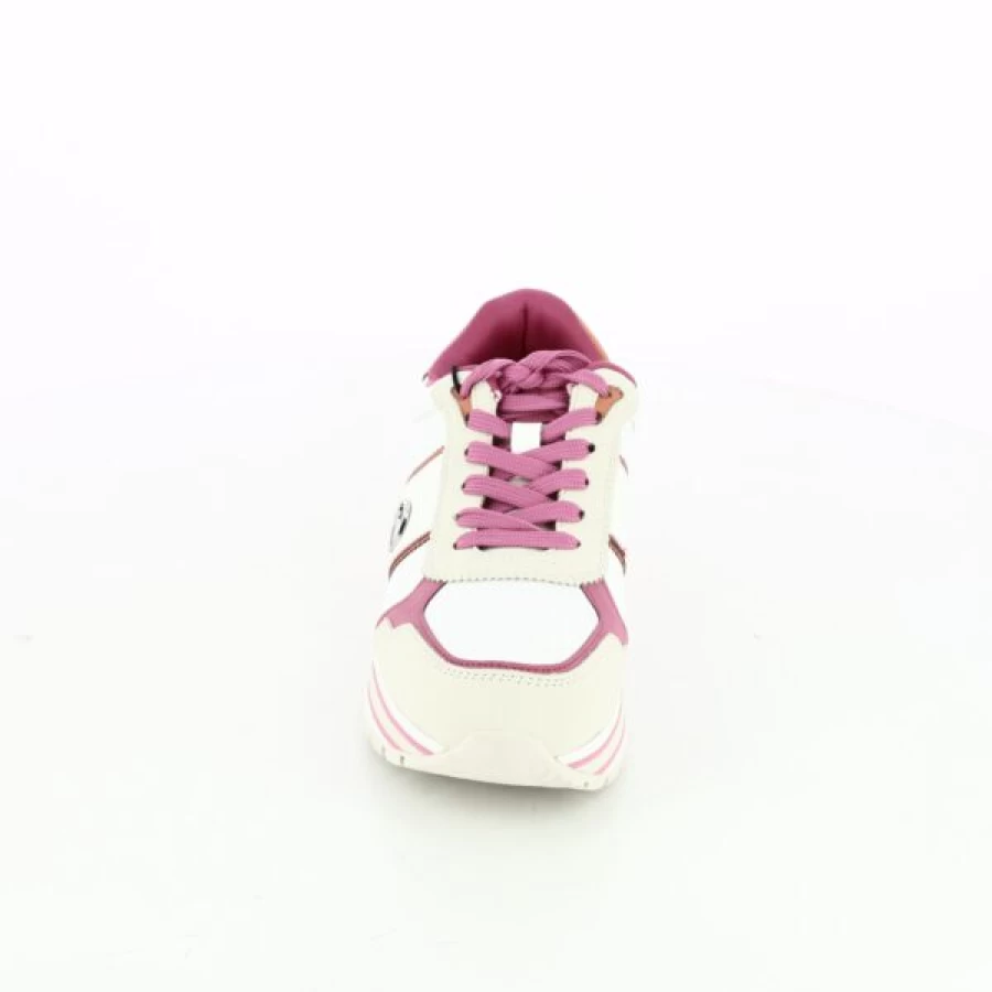 Kevin White Sneakers for Women - Comfortable Casual Walking Shoes