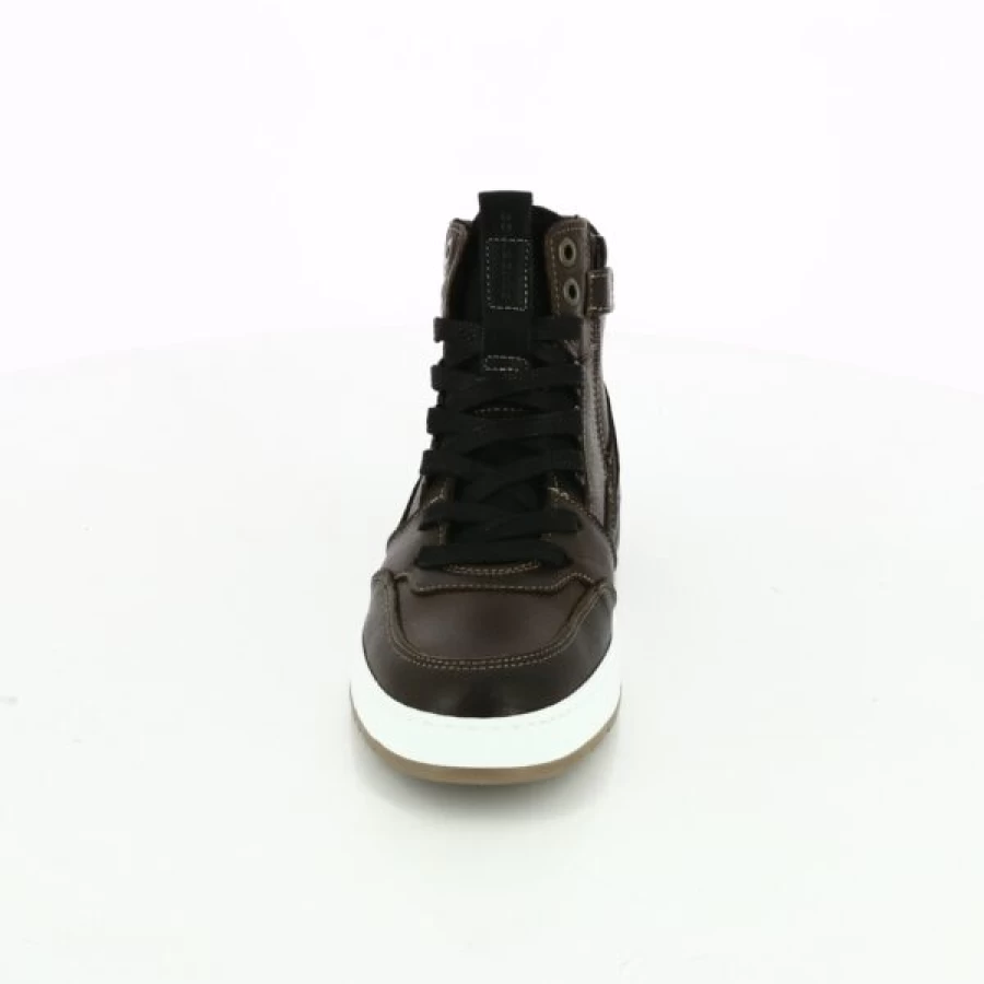 Kevin Brown Leather Sneakers for Men - Casual Comfortable Walking Shoes