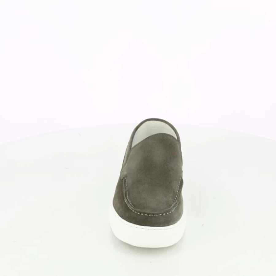 Kevin Men's Taupe Cypres Loafers - Classic Moccasin Style Slip-On Shoes