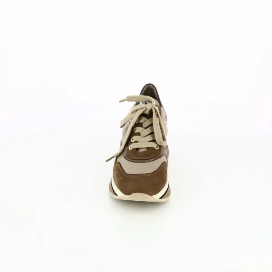 Kevin Cognac Leather Sports Sneakers - DL-Sport Running Shoes for Men & Women