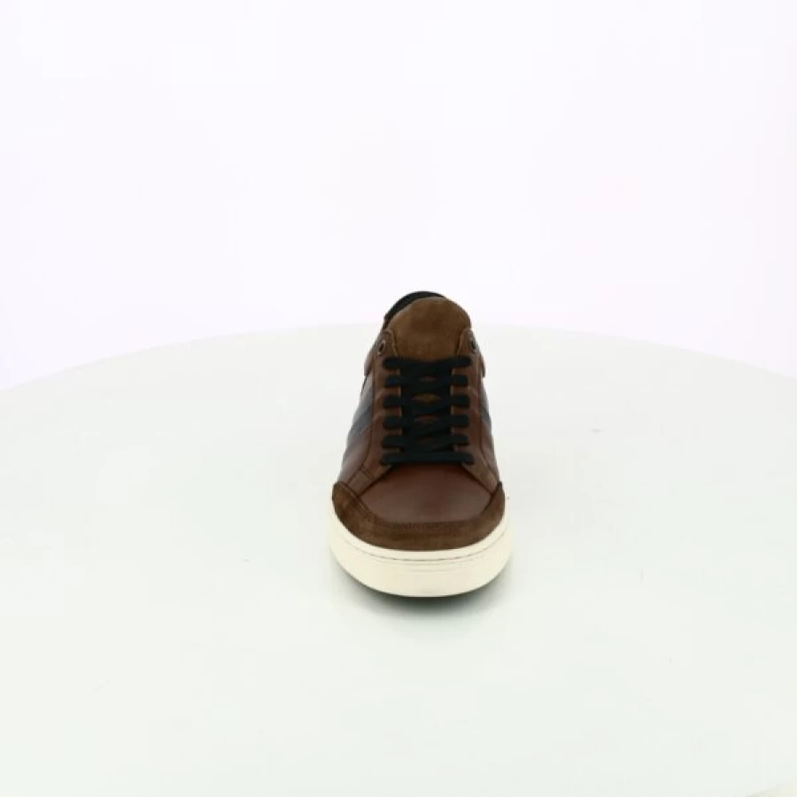Kevin Cypres Sneakers for Men - Cognac Brown Leather Casual Shoes