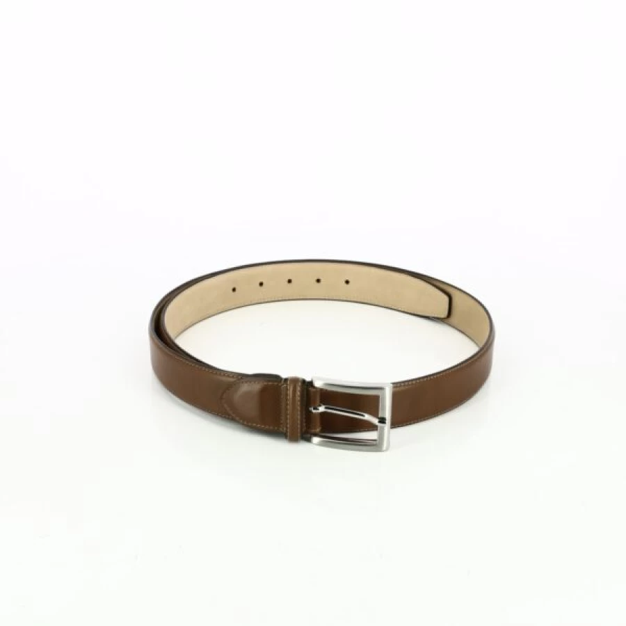Kevin Men's Genuine Leather Dress Belt in Cognac Brown – Ambiorix Collection