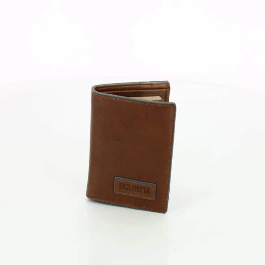 Kevin Genuine Leather Wallets for Men - Premium Cognac Brown Bifold Wallet