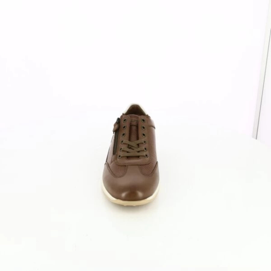 Kevin Cognac Leather Lace-Up Dress Shoes for Men - Classic Style Comfortable Walking