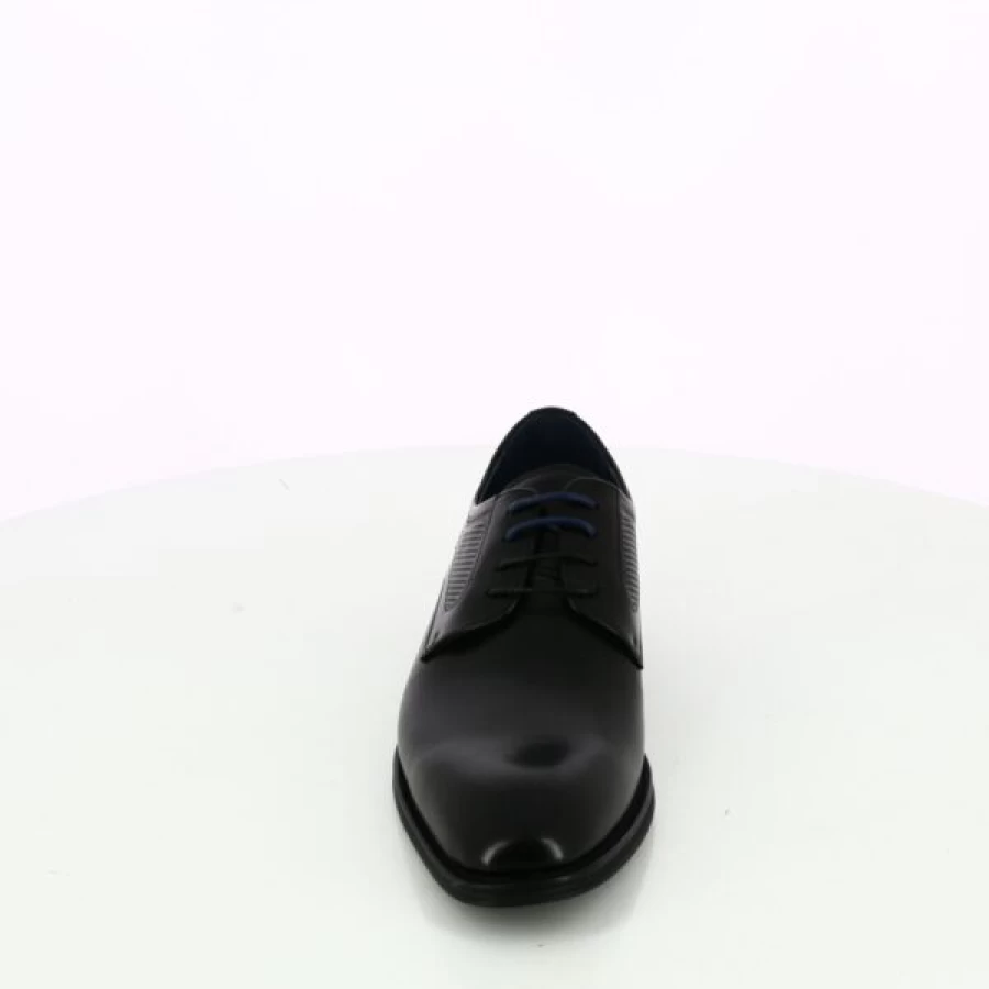 Kevin Men's Black Cypress Lace-Up Dress Shoes Classic Oxford Style for Formal Wear