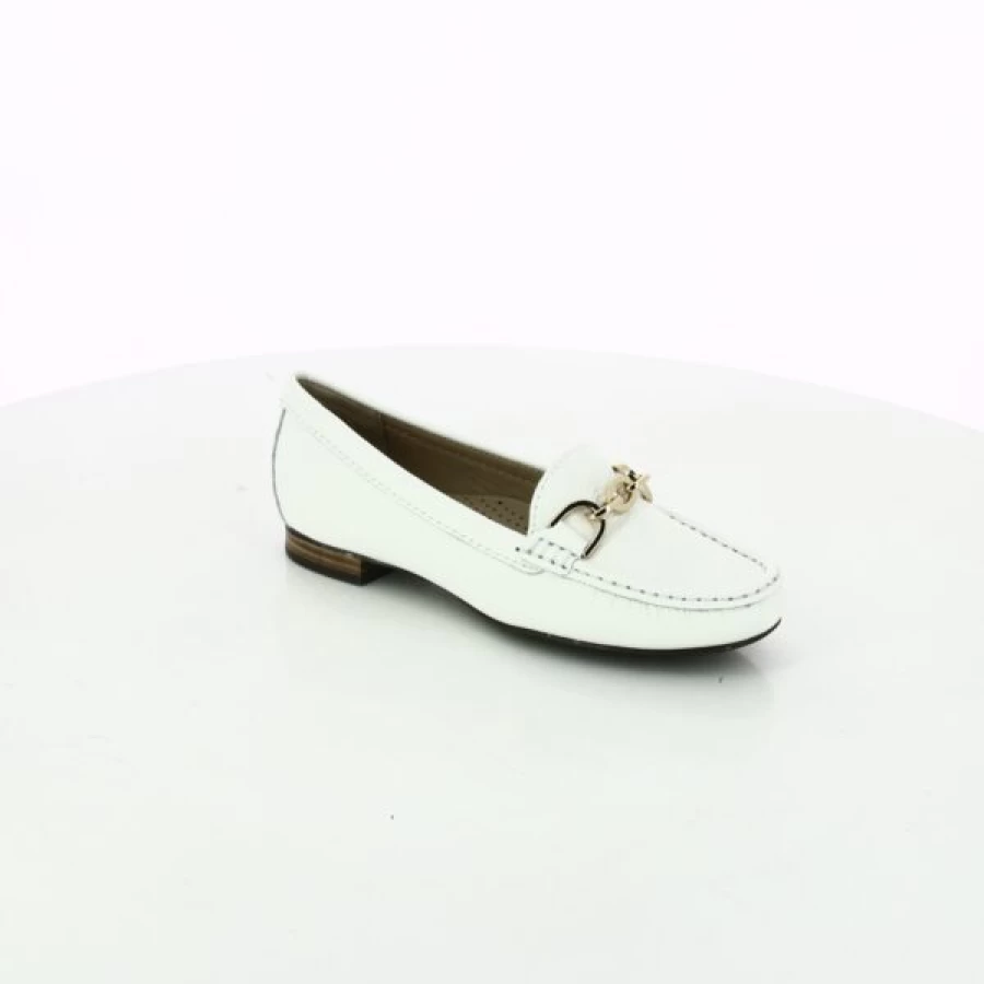 Kevin Men's White Cypres Slip-On Moccasins - Comfortable Casual Loafers
