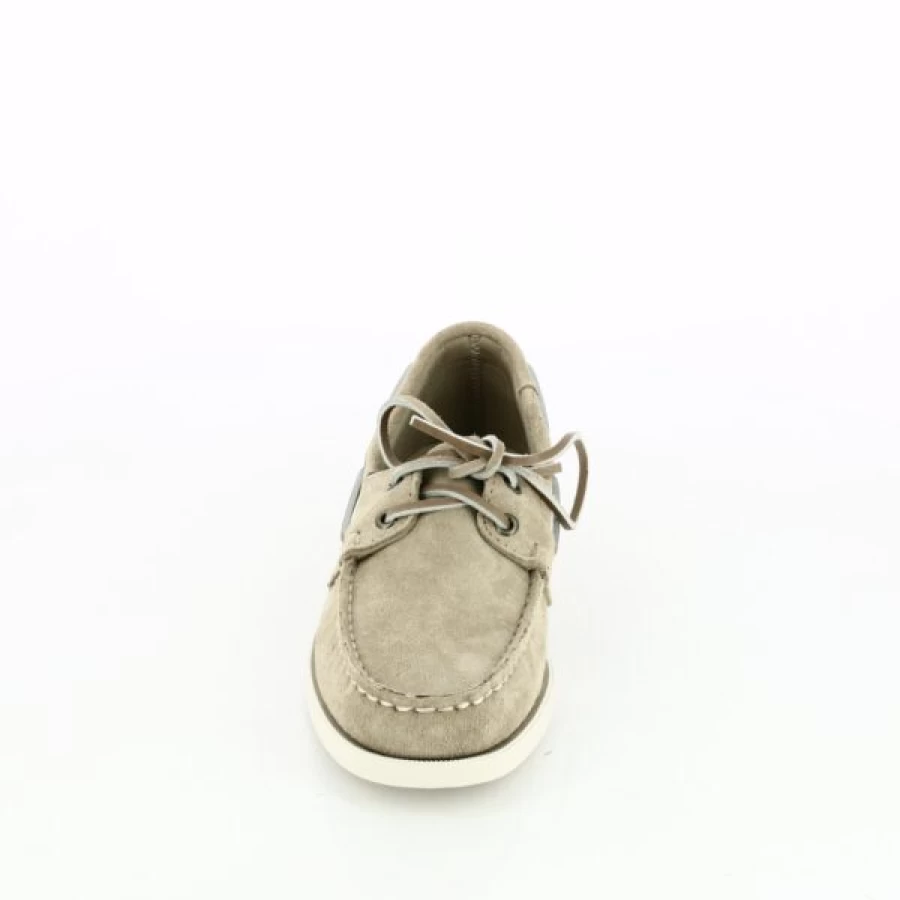 Kevin Men's Classic Beige Boat Shoes - Casual Comfort Deck Shoes for Men