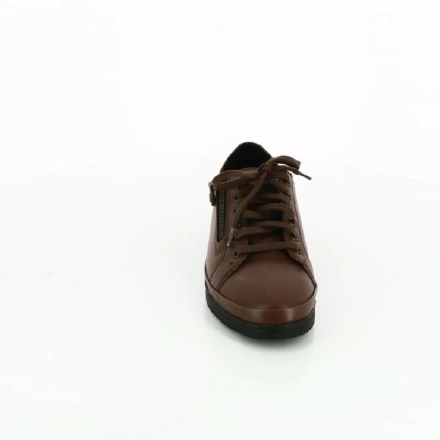 Kevin Cognac Leather Lace-up Dress Shoes for Men - Classic Comfort & Style