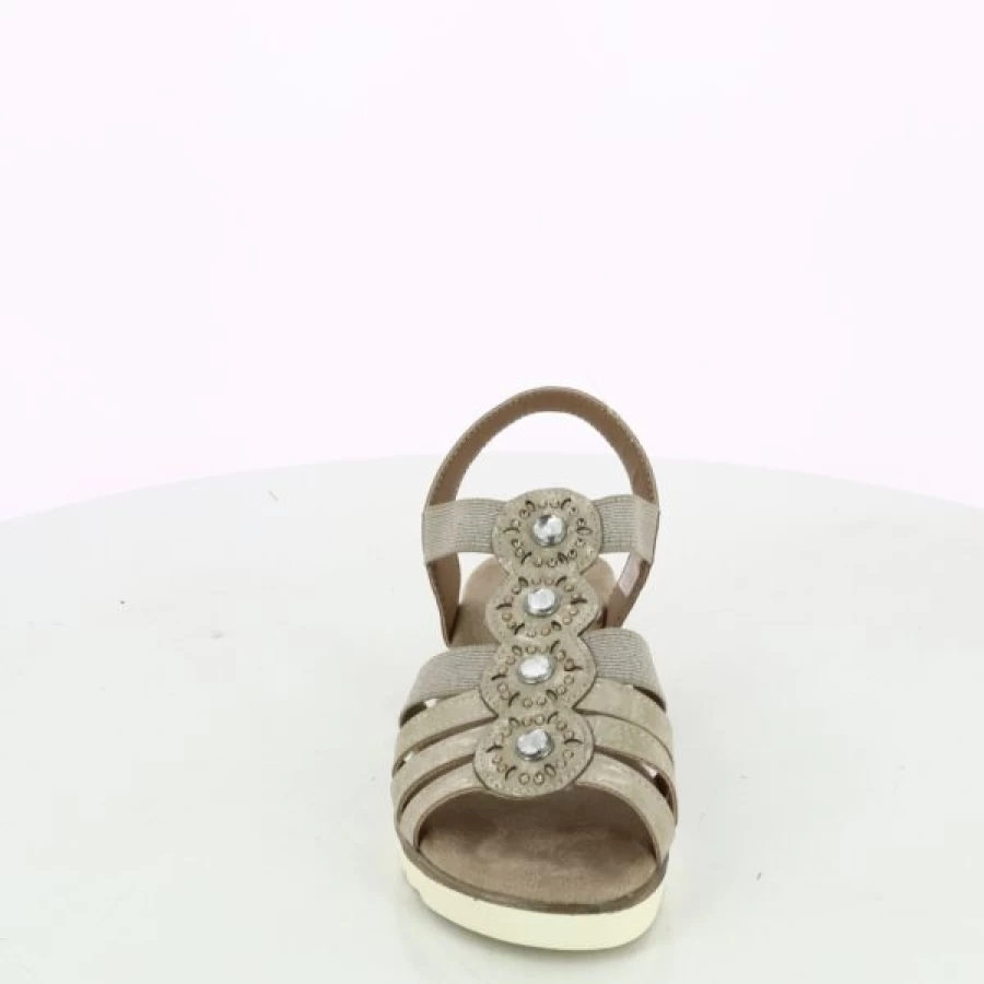 Kevin Beige Sandals for Women - Jane Klain Style Comfortable Summer Footwear