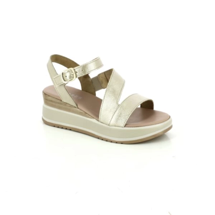 Kevin Luxury Gold-Toned Cypress Sandals for Women – Comfortable Summer Slide Sandals
