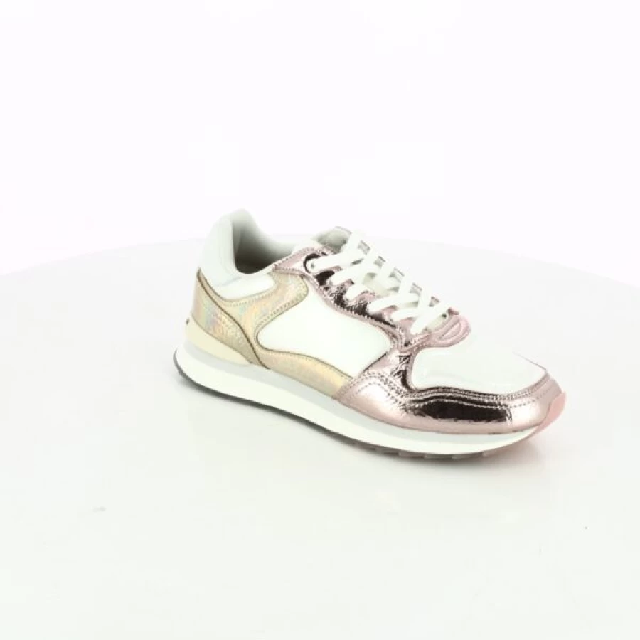 Kevin Hoff Sneakers - Luxury Gold High-Top Basketball Shoes for Men