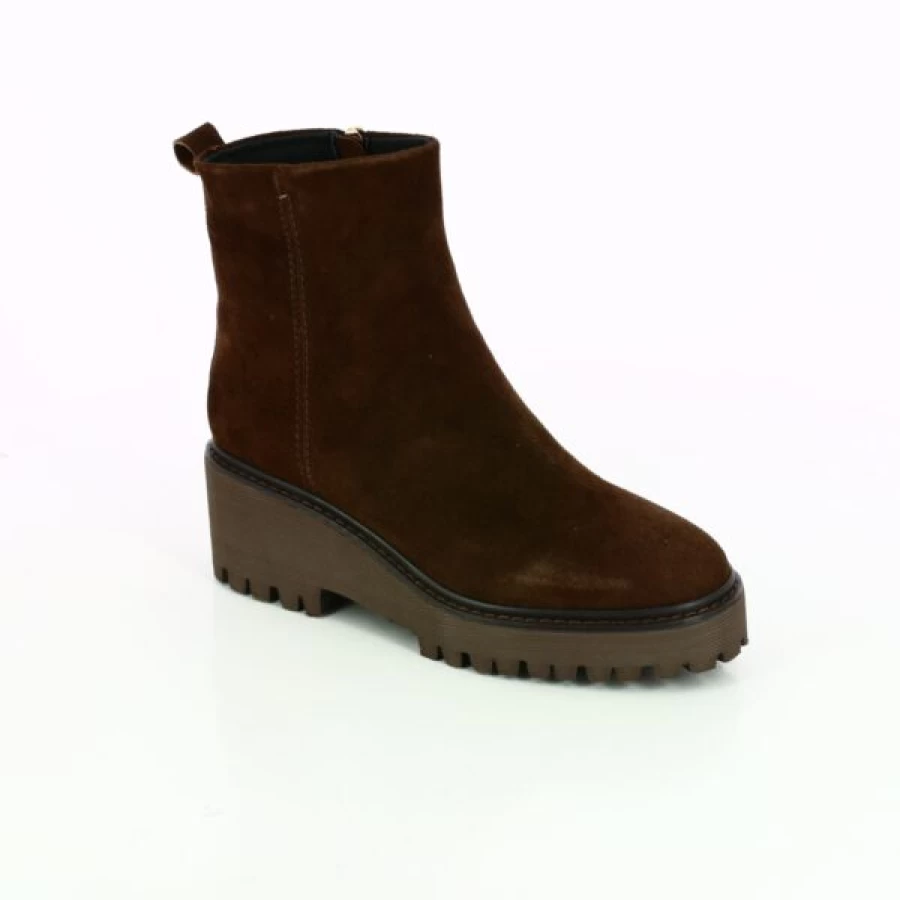 Kevin Brown Leather Boots for Men - Stylish Ankle Boots by Kevin Footwear