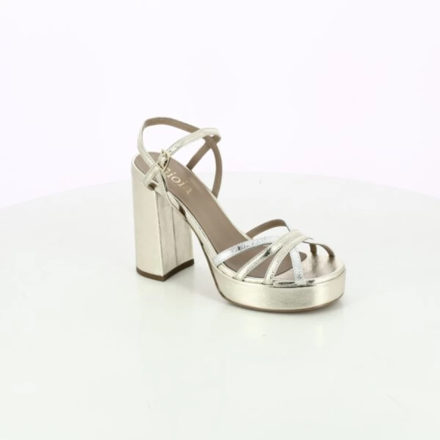 Kevin Gioia Women's Gold Sandals – Elegant Comfortable Flat Slides