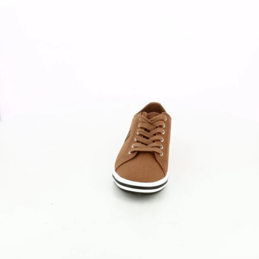 Kevin Cognac Leather Sneakers - Classic Casual Shoes for Men & Women