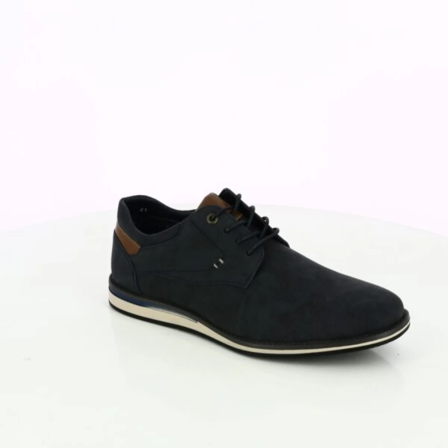 Kevin Men's Blue Cypress Lace-Up Casual Shoes – Comfortable & Stylish Sneakers
