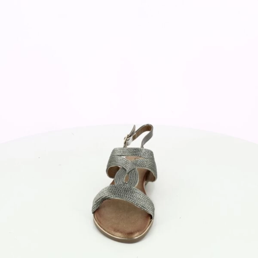 Kevin Ella Cruz Comfortable Gray Sandals for Women - Casual Slip-On Beach Footwear