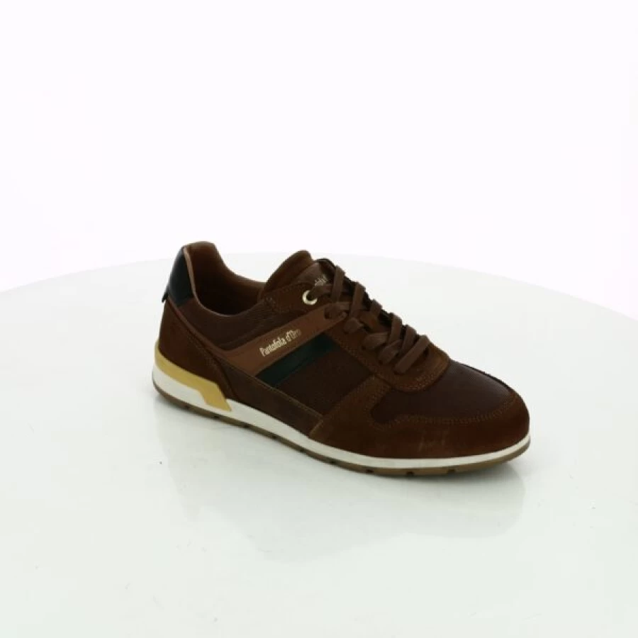 Kevin Cognac Leather Sneakers - Classic Casual Baskets for Men