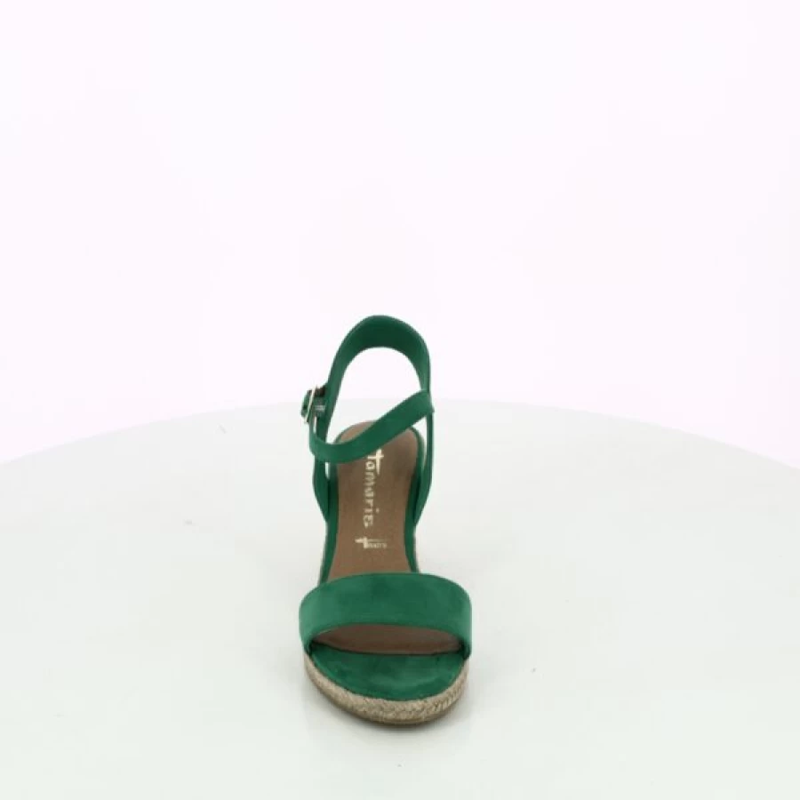 Kevin Women's Green Sandals – Comfortable Summer Casual Footwear