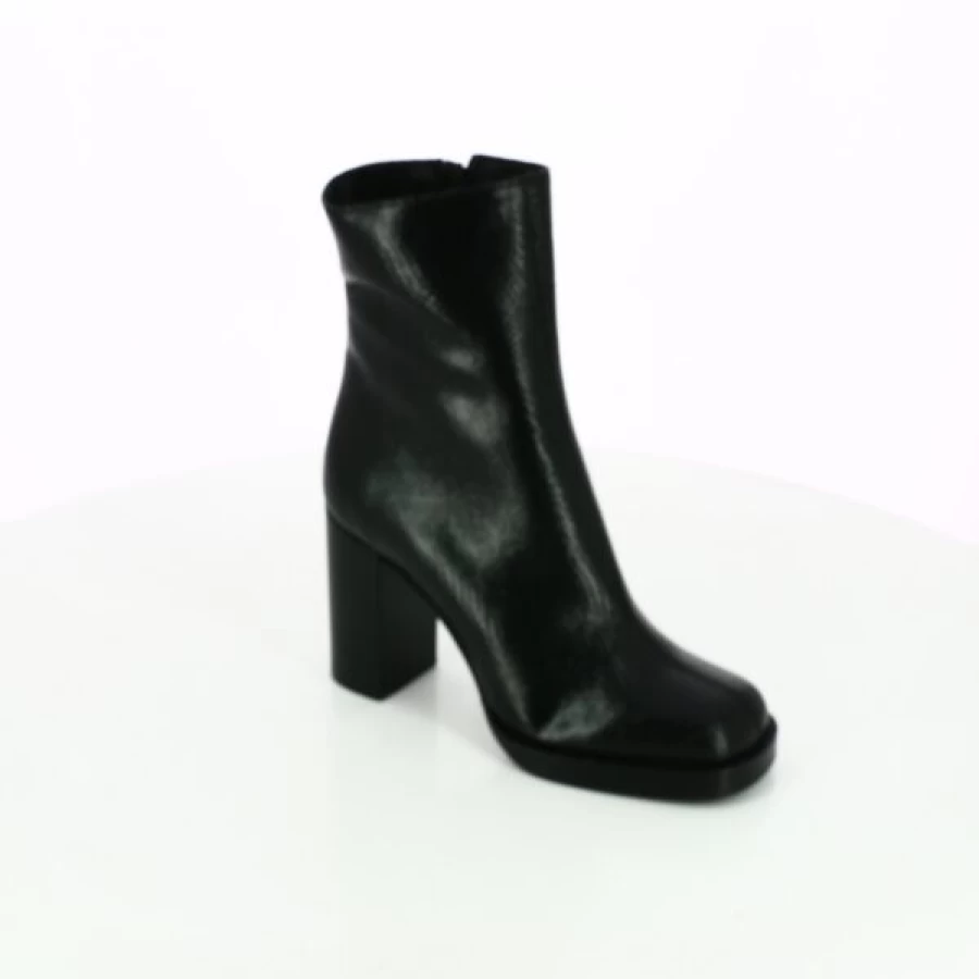 Kevin Joy Women's Black Ankle Boots - Stylish & Comfortable Low Heel Booties for Everyday Wear