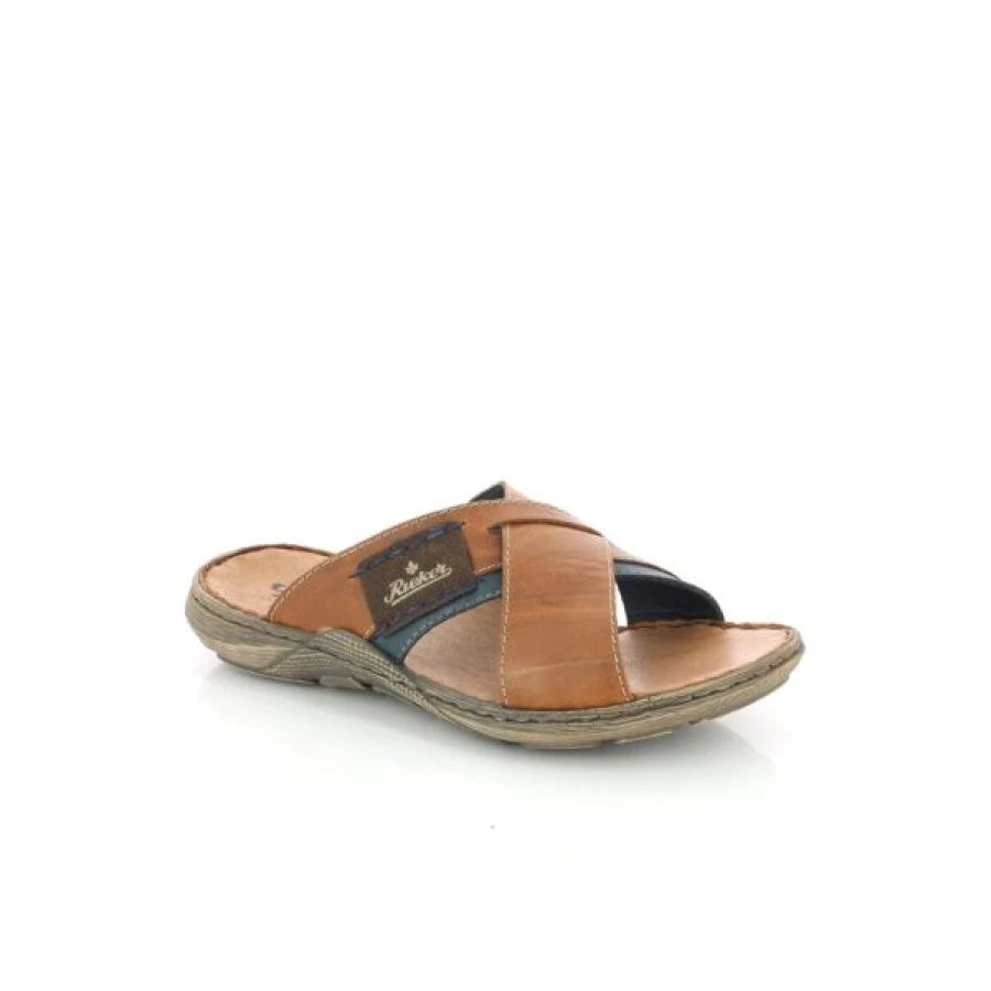 Kevin Comfortable Slippers in Cognac Brown for Men and Women